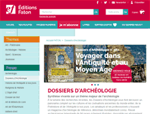 Tablet Screenshot of dossiers-archeologie.com